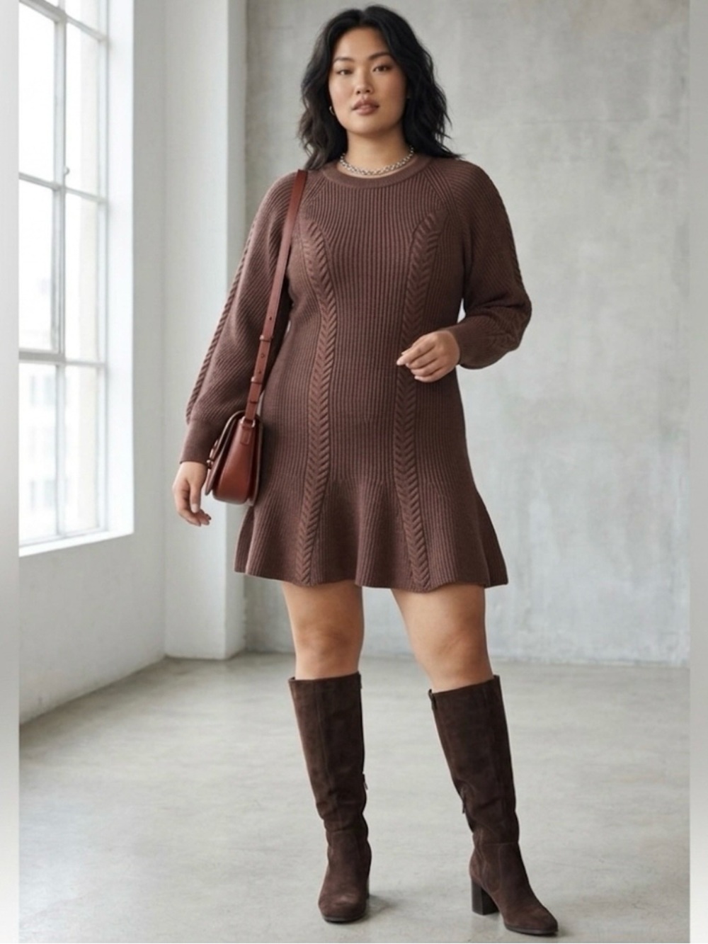 NWT Anthropologie Knit Skater dress